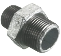 Brystnippel galvaniseret 1" x 3/4"