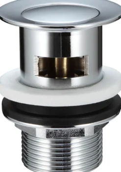 Bundventil pop-up prop 1 1/4" krom
