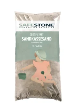 Certificeret sandkassesand 15 liter - Safestone