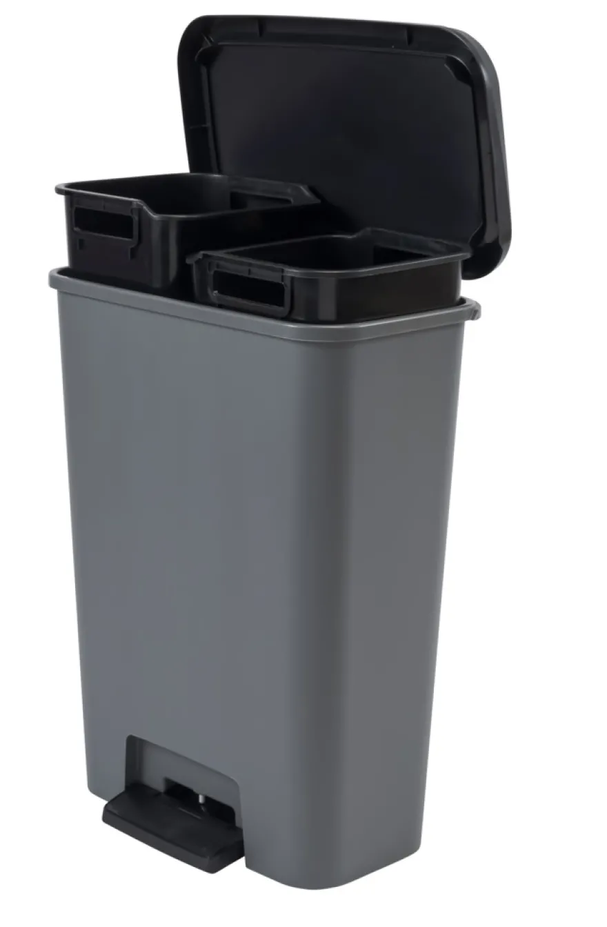 Curver Compatta Duo Bin pedalspand 46 liter