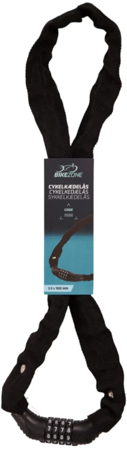 Cykelkædelås med kode - BikeZone®