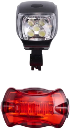 Cykellygtesæt med 5 LED - BikeZone®