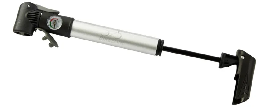 Cykelpumpe mini m/manometer - BikeZone®