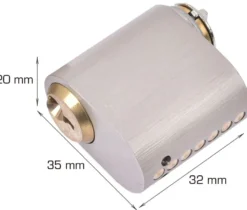 Cylinder oval 7-stift