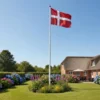 Dannebrogsflag 175 x 132 cm