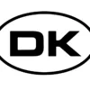 DK-klistermærke 14 x 9 cm - AutoZone®