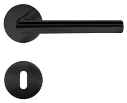 Dørgreb V-greb Ø16 mm matsort