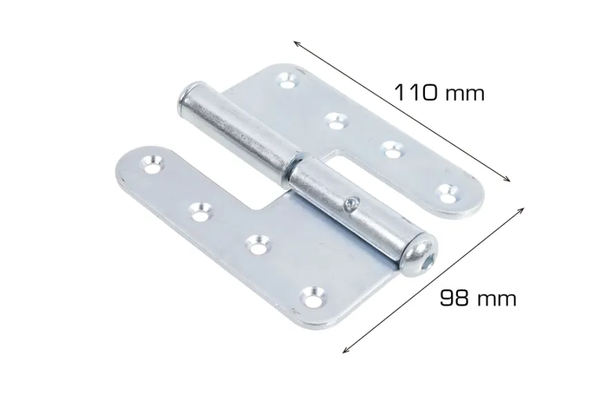 Dørhængsel højre 110 mm 2 stk.