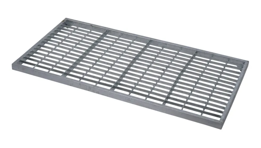 Dørrist galvaniseret stål 80 x 40 cm