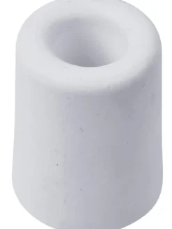 Dørstopper Ø40 x H75 mm hvid plast