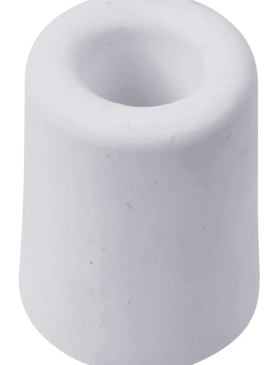 Dørstopper Ø40 x H75 mm hvid plast