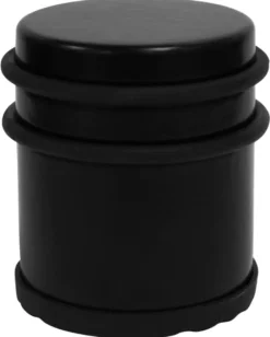 Dørstopper fritstående Ø62 x 75 mm matsort