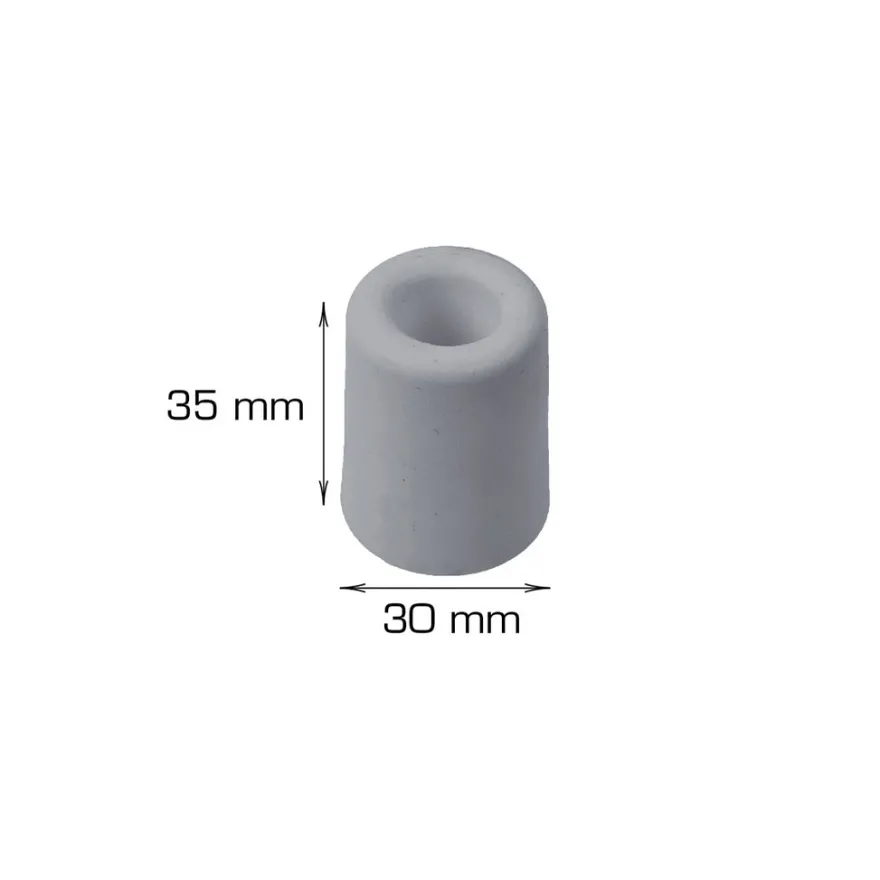 Dørstopper gummi Ø30 x H35 mm