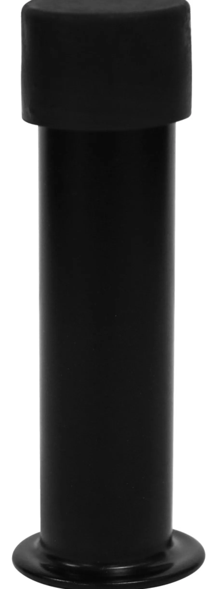 Dørstopper til væg matsort 82 mm