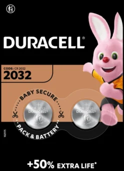 Duracell knapcellebatteri 2032 2-pk.