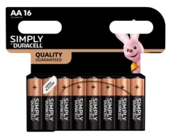 Duracell Simply AA alkaline batterier 16-pk.