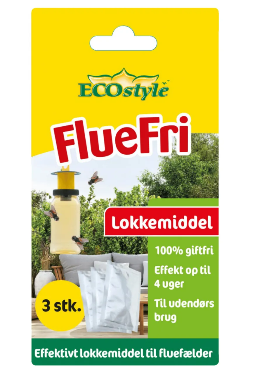 ECOstyle FlueFri lokkemiddel til fælde 3-pk.