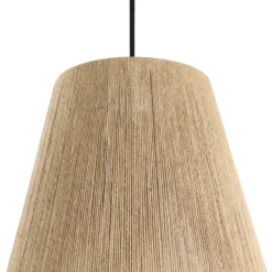 Eglo Alderney pendel Ø30 cm natur/sort