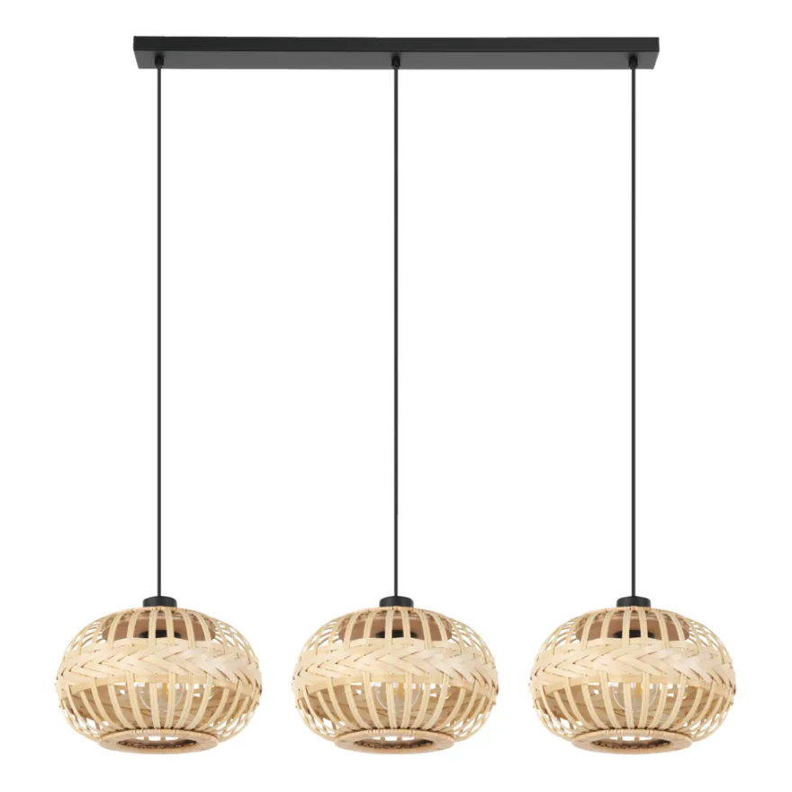 Eglo Amsfield langbordspendel natur L96 x H110 cm