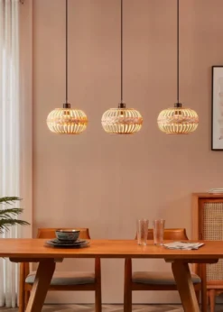 Eglo Amsfield langbordspendel natur L96 x H110 cm