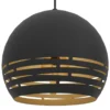 Eglo Camastra pendel Ø22,5 cm sort/guld