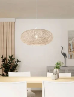 Eglo Campilo pendel beige Ø45 cm