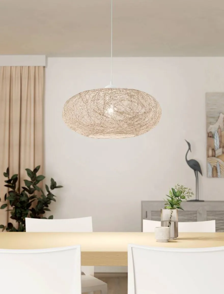 Eglo Campilo pendel beige Ø45 cm