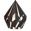 Eglo Carlton pendel sort/kobberfinish Ø38,5 cm