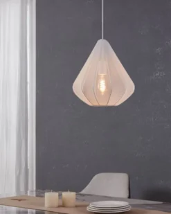 Eglo Dolwen pendel hvid Ø33,5 cm