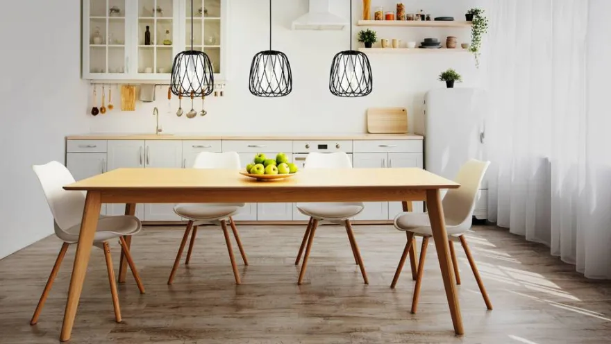Eglo Floresta langbordspendel sort/glas