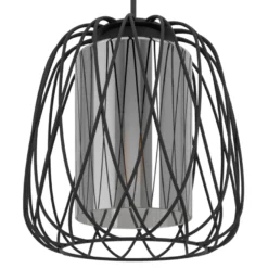 Eglo Floresta langbordspendel sort/glas