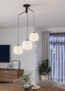 Eglo Mantunalle klyngependel opal/hvid