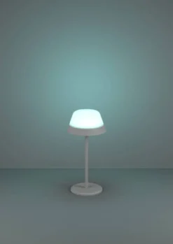 Eglo Meggiano bordlampe grå genopladelig