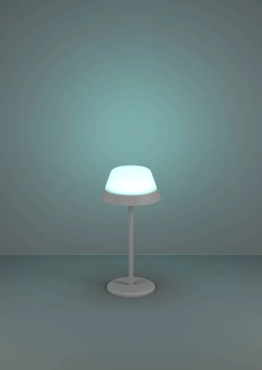 Eglo Meggiano bordlampe grå genopladelig