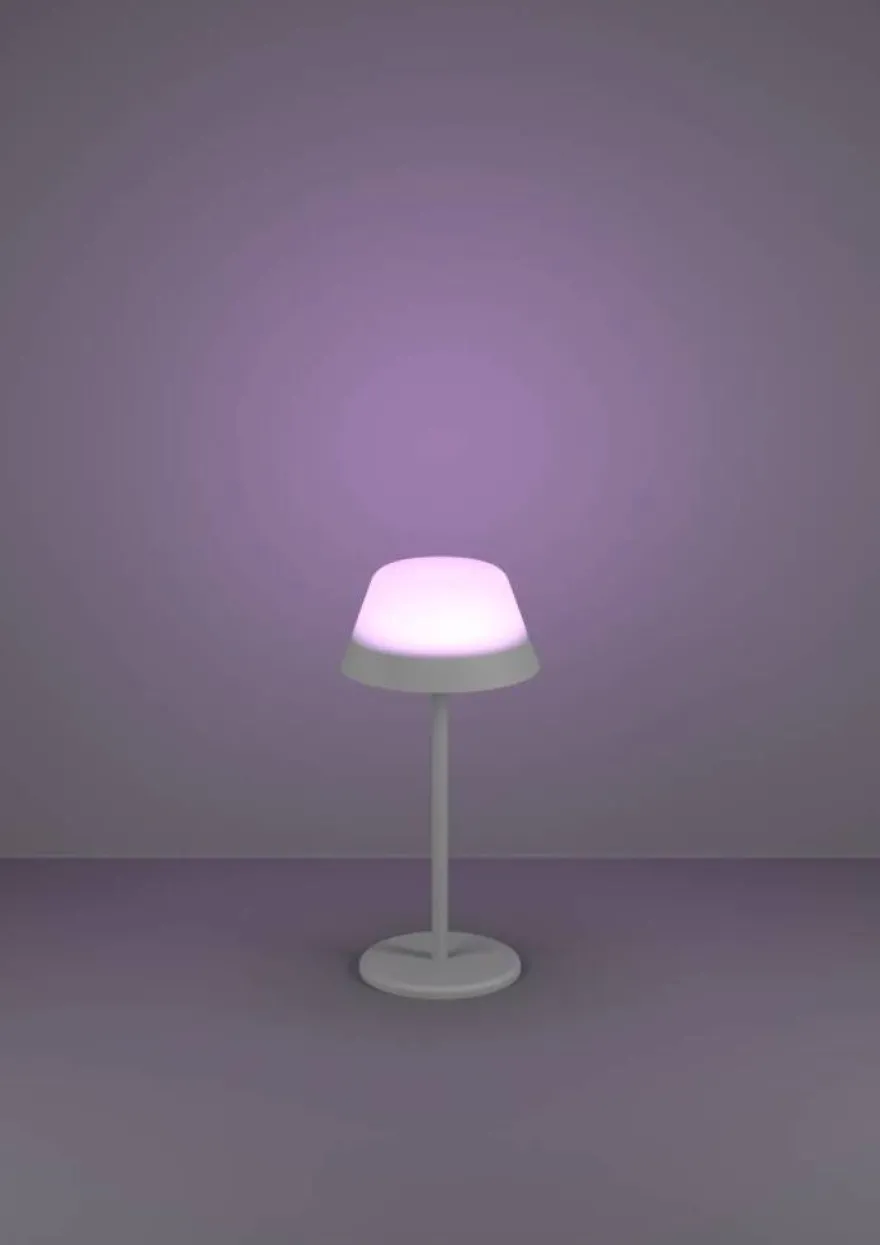 Eglo Meggiano bordlampe grå genopladelig