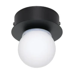 Eglo Mosiano loft- og væglampe sort/hvid Ø11 cm