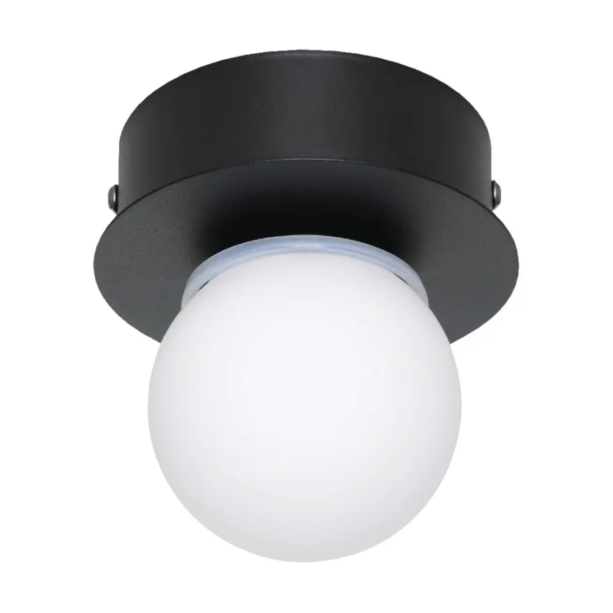 Eglo Mosiano loft- og væglampe sort/hvid Ø11 cm