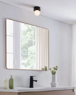 Eglo Mosiano loft- og væglampe sort/hvid Ø11 cm