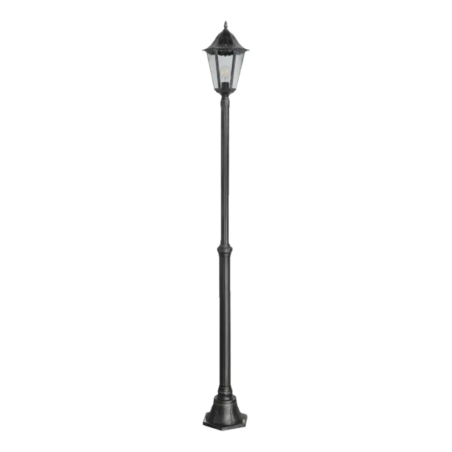Eglo Navedo standerlampe sort/sølv 200 cm