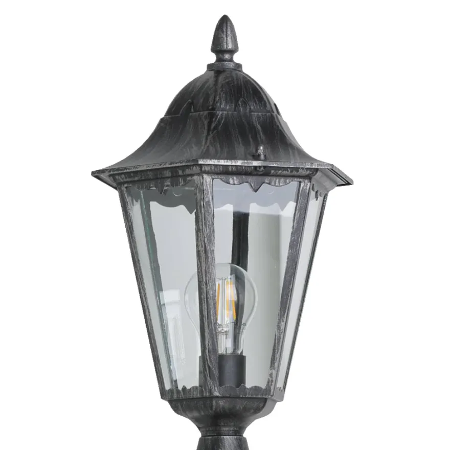 Eglo Navedo standerlampe sort/sølv 200 cm