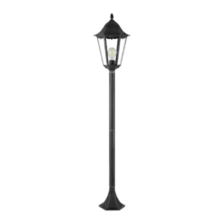 Eglo Navedo standerlampe sort/sølv 120 cm