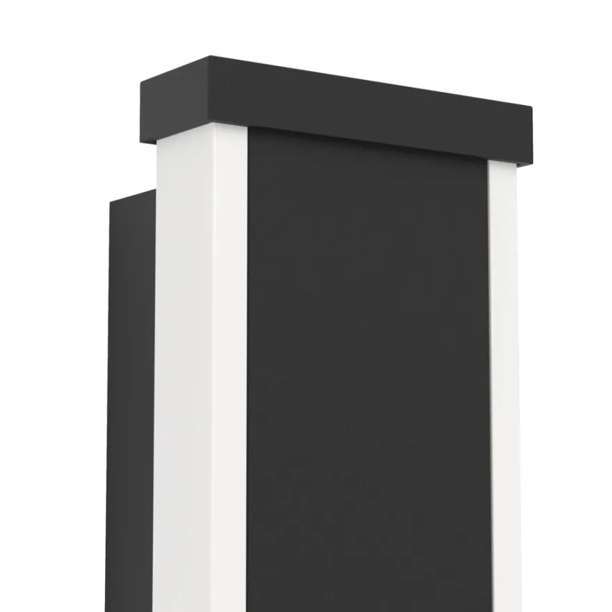 Eglo Neviano væglampe sort 38 cm