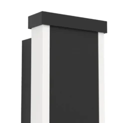 Eglo Neviano væglampe sort 58 cm