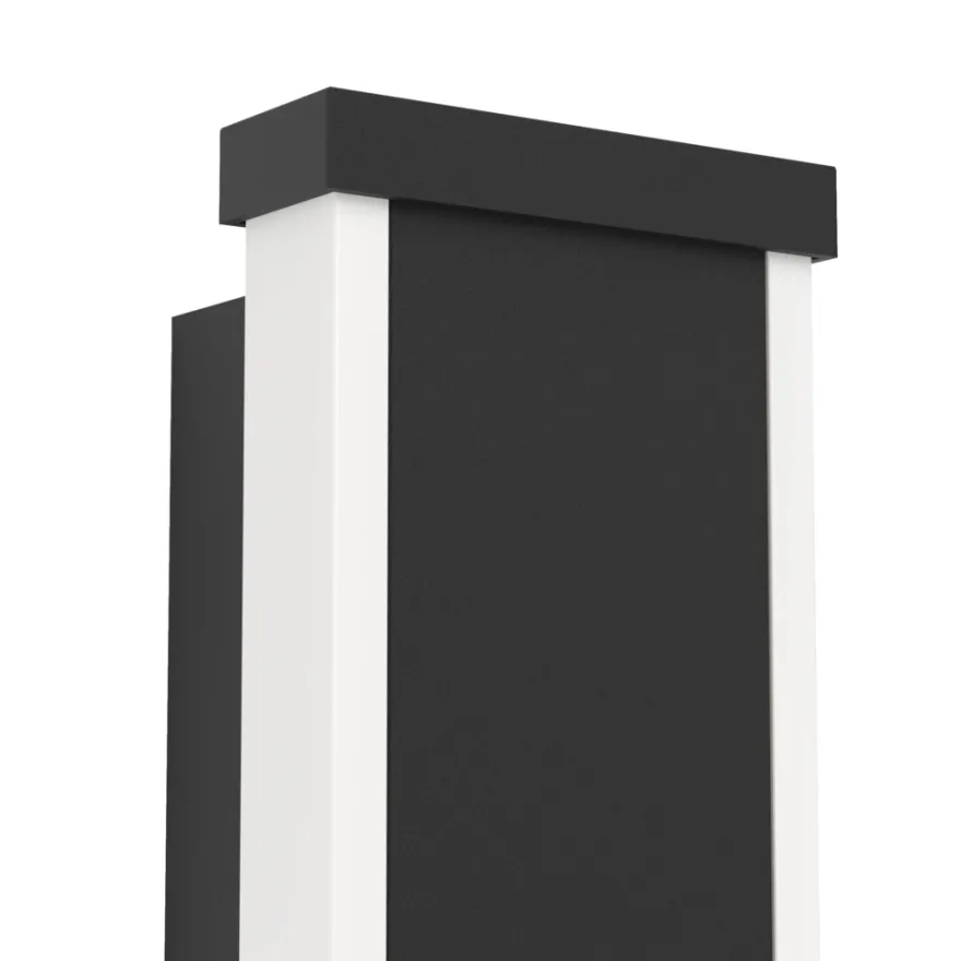 Eglo Neviano væglampe sort 58 cm