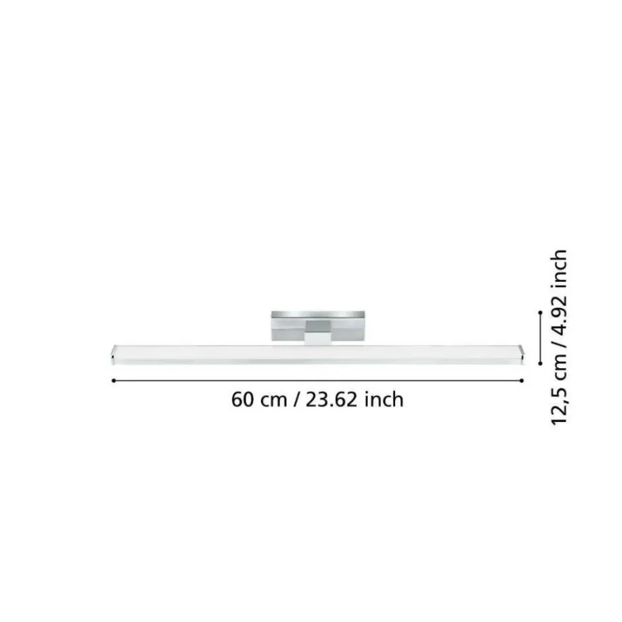 Eglo Pandella 1 væglampe krom/sølv 60 cm