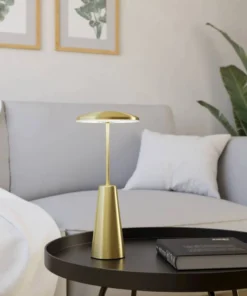 Eglo Piccola bordlampe genopladelig messingfinish