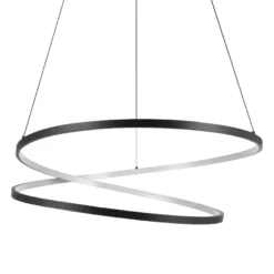 Eglo Ruotale pendel sort Ø70 cm
