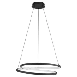 Eglo Ruotale pendel sort Ø55 cm