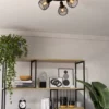 Eglo Sonnino rondel spotlampe sort Ø25 cm