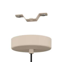 Eglo Valdiola pendel sand/børstet messingfinish Ø36 cm